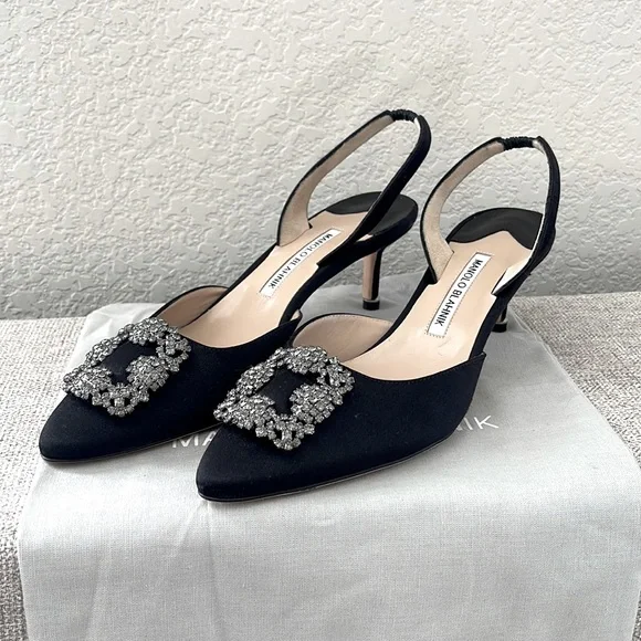 New! Manolo Blahnik Hangisi Pumps - Picture 2 of 5